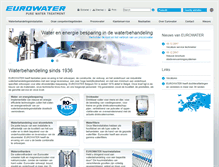 Tablet Screenshot of eurowater.be