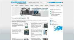 Desktop Screenshot of eurowater.no
