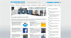 Desktop Screenshot of eurowater.com